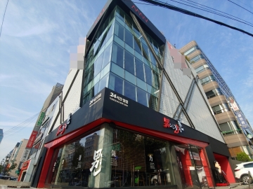 남자빌딩 건물 사진
