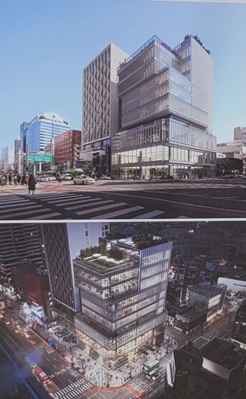 홍대 H Cube 건물 사진