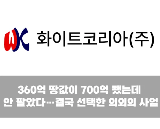 360억 땅값이 700억 됐는데 안 팔았다…결국 선택한 의외의 사업